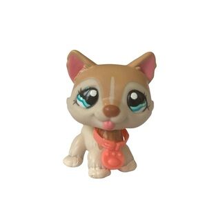 LITTLEST PET SHOP #1012 CREAM BEIGE HUSKY
